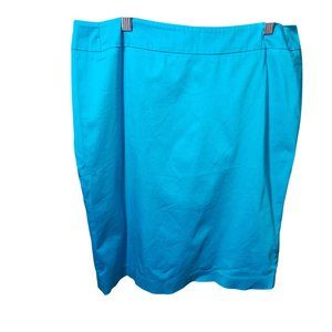Jones New York Collection Womens Stretch Blue Pencil Skirt Size 16